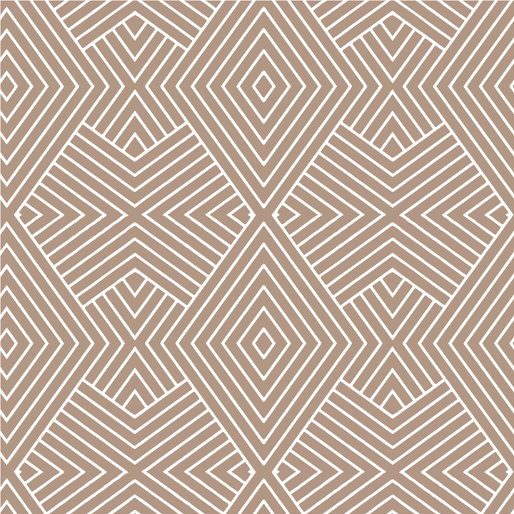 Formation - Truly Taupe Reverse Geometric Wallpaper by Mrs Paranjape Papers