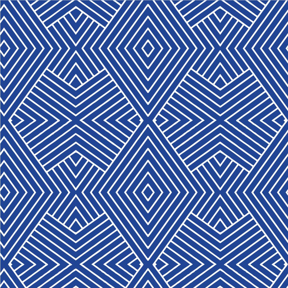 Formation - Yves Blue Reverse Geometric Wallpaper by Mrs Paranjape Papers