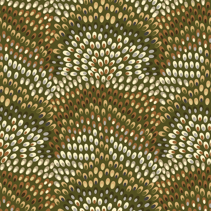 Jandaya - Olive Wallpaper