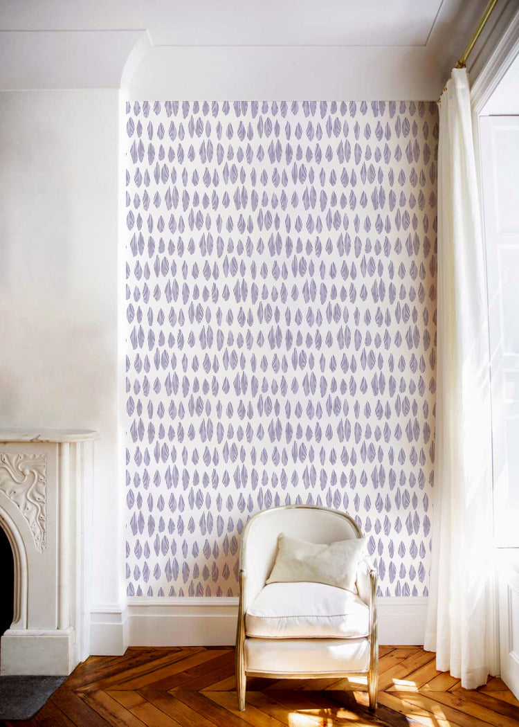 Cascade - Lavender Wallpaper by Julianne Taylor Style