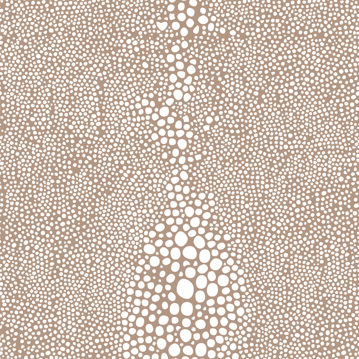 Shagreen - Truly Taupe Reverse Wallpaper by Mrs Paranjape Papers