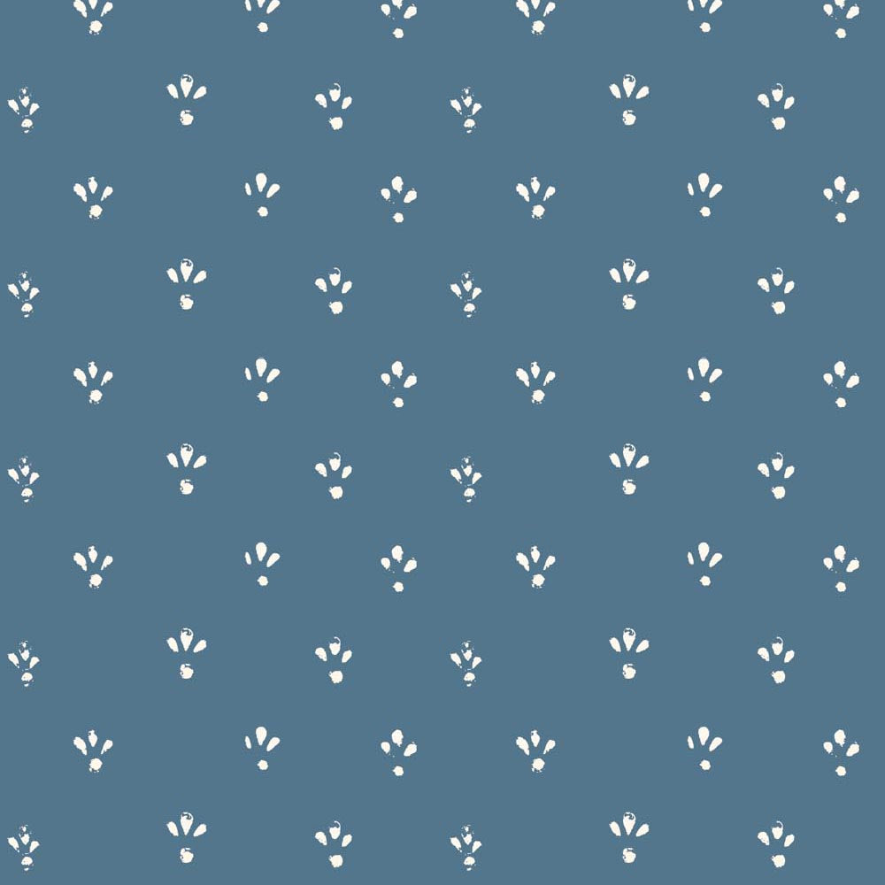 Fleur - Blue Salt Wallpaper