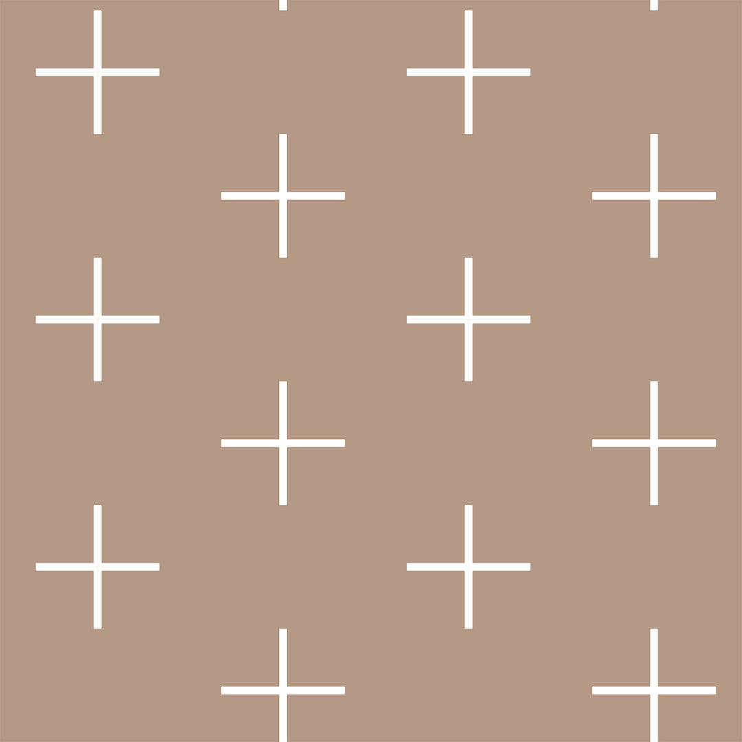 Addition Large - Truly Taupe Reverse Wallpaper by Mrs Paranjape Papers