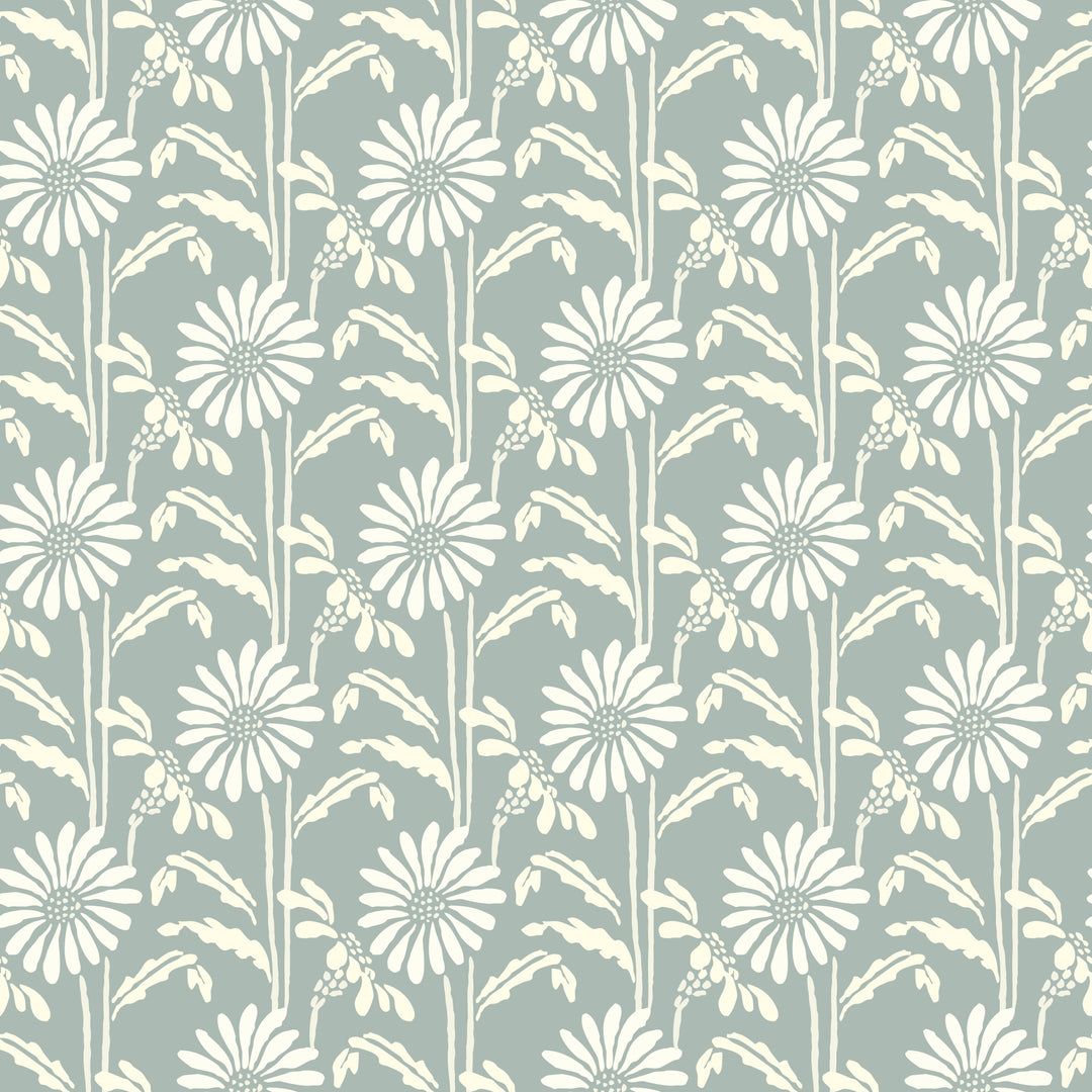 Woodland Bloom - Powder Ash Floral Wallpaper